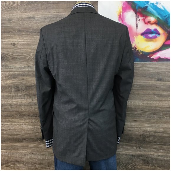 Mens Ralph Lauren Blazer Sport Coat Sport‎ Jacket Wool 40L Men Button Coats Suit - Picture 5 of 13